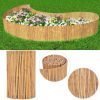 Split Bamboo Fence Natural – 500×50 cm