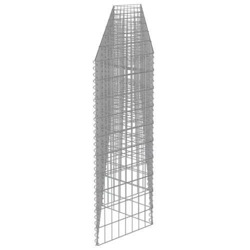 Gabion Wall Galvanised Steel – 450x30x100 cm