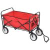 Folding Hand Trolley Steel – Red