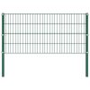 Fence Panel with Posts Iron Green – 1.7 m