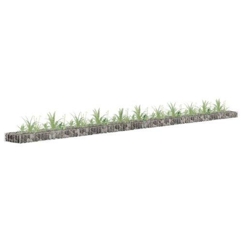 Gabion Raised Bed Galvanised Steel – 450x30x10 cm