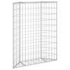 Trapezium Gabion Raised Bed Galvanised Steel – 80x20x100 cm