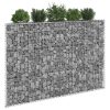 Trapezium Gabion Raised Bed Galvanised Steel – 150x20x100 cm