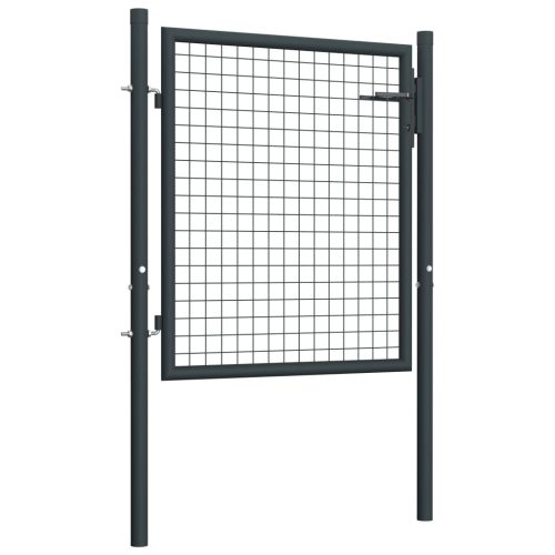 Mesh Garden Gate Galvanised Steel Grey