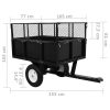 Tipping Trailer for Lawn Mower 300 kg Load