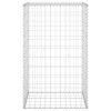 Gabion Wall with Covers Galvanised Steel – 60x50x100 cm