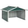 Garden Robot Lawnmower Shed 92x97x63 cm Galvanised Steel – Green