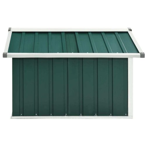 Garden Robot Lawnmower Shed 92x97x63 cm Galvanised Steel – Green