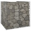 Gabion Wall for Garbage Bin Galvanised Steel – 110x100x110 cm