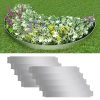 Flexible Lawn Fence Galvanised Steel 100 x 14 cm – 10