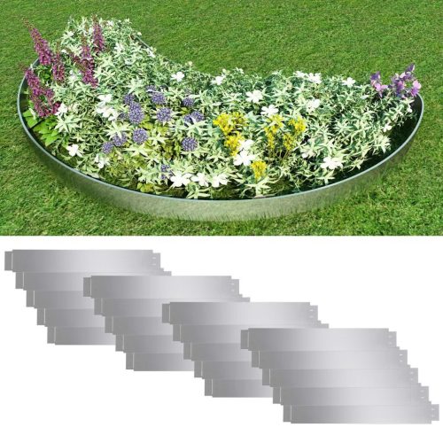 Flexible Lawn Fence Galvanised Steel 100 x 14 cm – 20