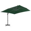 Outdoor Umbrella with Portable Base – Green