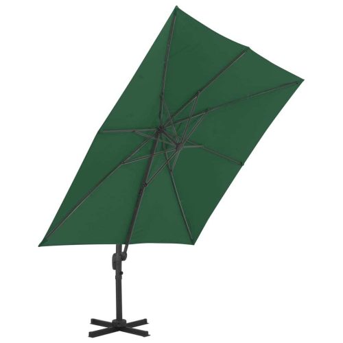 Outdoor Umbrella with Portable Base – Green