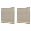 Natural Bamboo Roller Blinds – 120×160 cm (2 pcs)