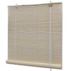 Natural Bamboo Roller Blinds – 120×160 cm (2 pcs)