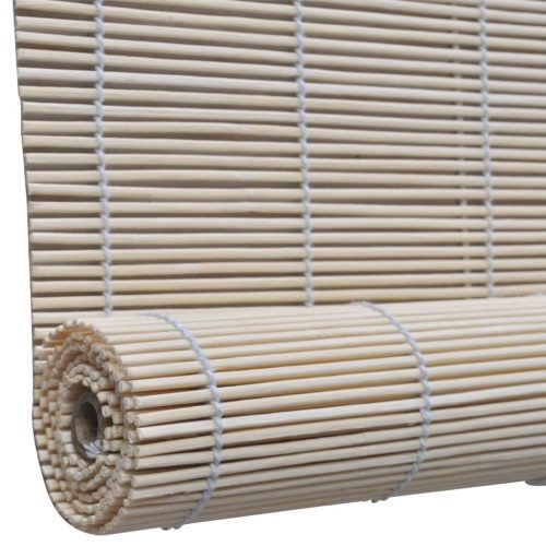 Natural Bamboo Roller Blinds – 120×160 cm (2 pcs)