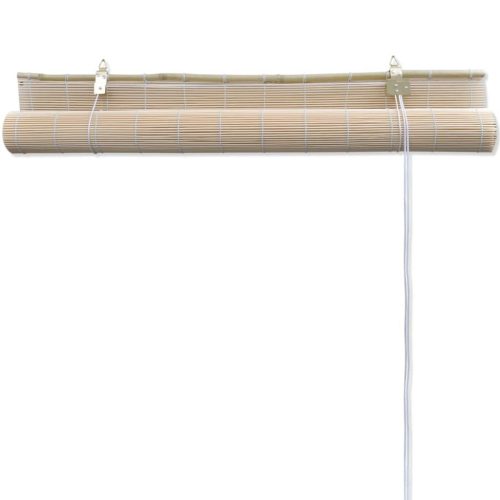 Natural Bamboo Roller Blinds – 120×160 cm (2 pcs)