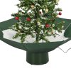 Snowing Christmas Tree with Umbrella Base 75 cm – Green