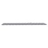 Sun Lounger with Cushion Solid Acacia Wood and Stainless Steel – Grey