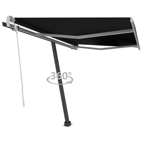 Freestanding Manual Retractable Awning – 350×250 cm, Anthracite
