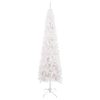 Slim Christmas Tree with LEDs&Ball Set – 120×38 cm, White and Gold