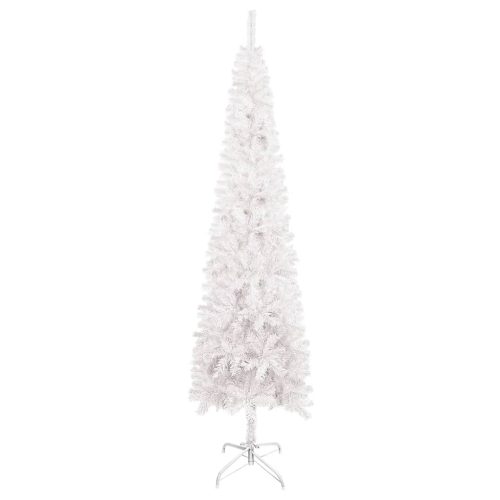 Slim Christmas Tree with LEDs&Ball Set – 120×38 cm, White and Gold