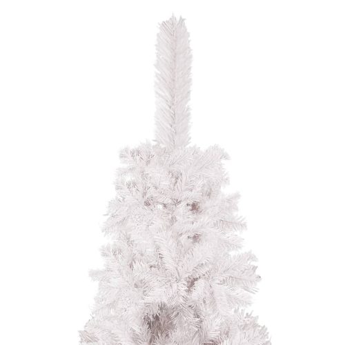 Slim Christmas Tree with LEDs&Ball Set – 120×38 cm, White and Gold