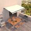 Automatic Retractable Awning – 400×300 cm, Cream