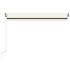 Automatic Retractable Awning – 400×300 cm, Cream