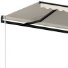 Automatic Retractable Awning – 400×300 cm, Cream