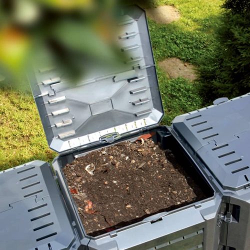 Garden Composter Black – 1200 l