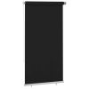 Outdoor Roller Blind Black – 120×230 cm