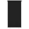 Outdoor Roller Blind Black – 120×230 cm