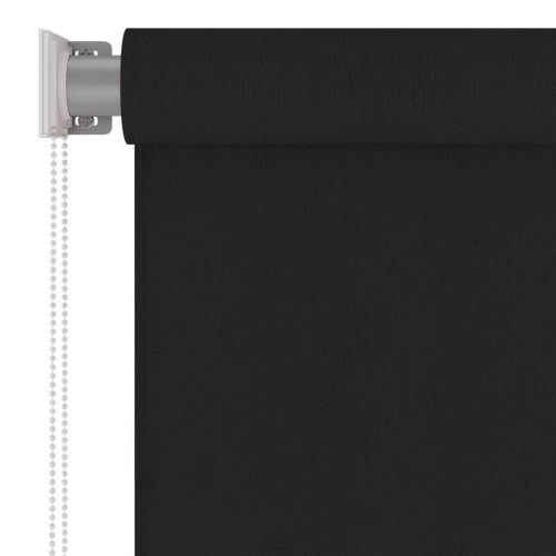 Outdoor Roller Blind Black – 120×230 cm