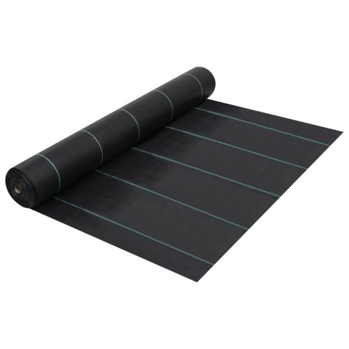 Weed & Root Control Mat Black PP – 1×50 m