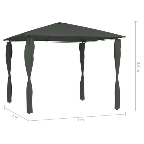 Gazebo with Post Covers 160 g/m