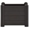 Garden Raised Bed PP – 43x43x35 cm, Anthracite