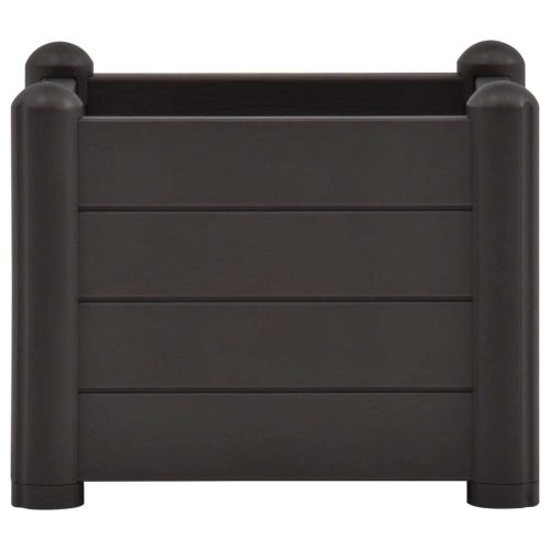 Garden Raised Bed PP – 43x43x35 cm, Anthracite