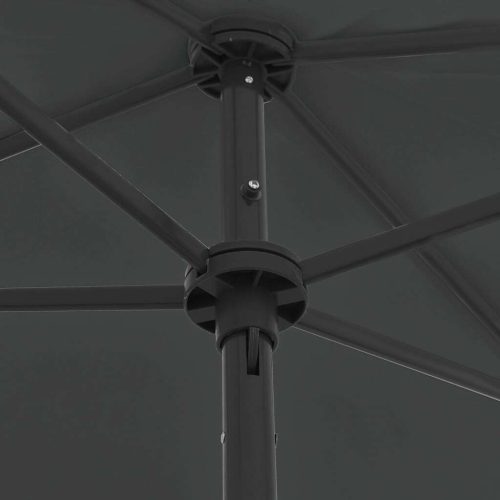 Beach Umbrella – 180×120 cm, Anthracite