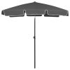 Beach Umbrella – 180×120 cm, Anthracite