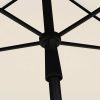 Garden Parasol with Pole 210×140 cm – Sand