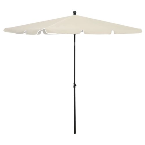 Garden Parasol with Pole 210×140 cm