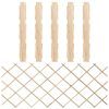 Trellis Fences 5 pcs Solid Firwood – 180×80 cm, Brown