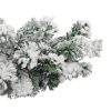 Christmas Garland with Flocked Snow Green PVC – 10 M