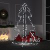 Christmas Cone Tree 160 LEDs Indoor and Outdoor – 150×98 cm, Cold White