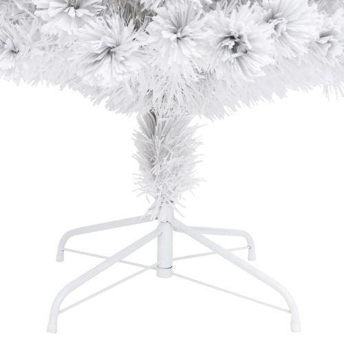 Artificial Christmas Tree with LED Fibre Optic – 64×35 cm, White