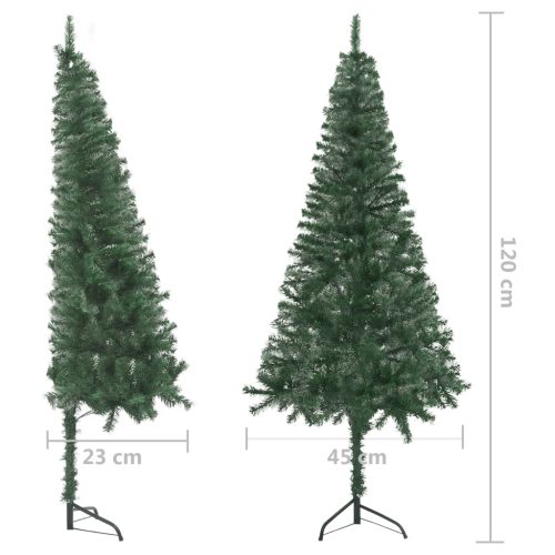 Corner Artificial Christmas Tree PVC – 120×45 cm, Green