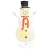 Decorative Christmas Snowman Figure with LED Luxury Fabric – 180 cm