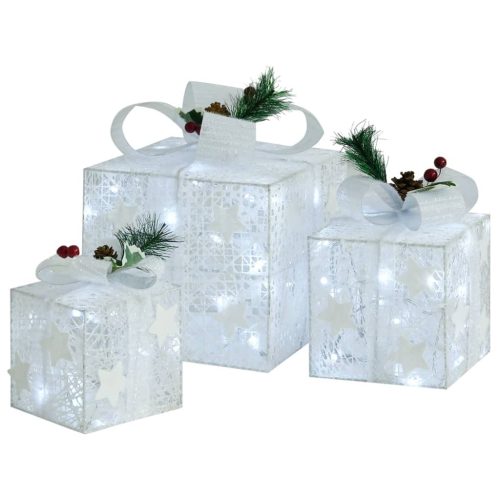 Decorative Christmas Gift Boxes 3 pcs Outdoor Indoor