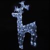 Reindeer Christmas Decoration 90 LEDs 60x16x100 cm Acrylic